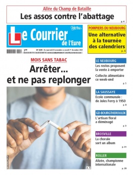 Le Courrier de l'Eure N°2239 du 25 novembre 2020 à télécharger sur iPad
