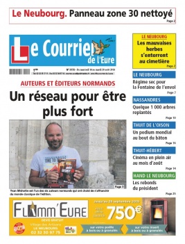 Le Courrier de l'Eure N°2172 du 14 août 2019 à télécharger sur iPad