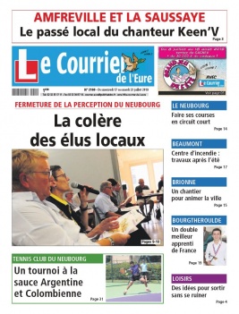 Le Courrier de l'Eure N°2168 du 17 juillet 2019 à télécharger sur iPad