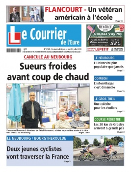 Le Courrier de l'Eure N°2165 du 26 juin 2019 à télécharger sur iPad