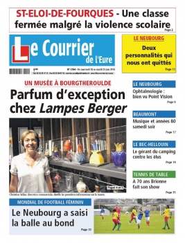 Le Courrier de l'Eure N°2164 du 19 juin 2019 à télécharger sur iPad