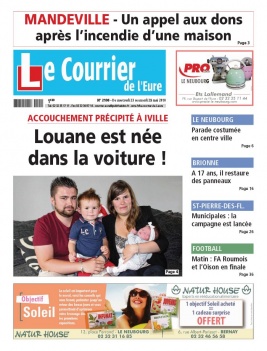 Le Courrier de l'Eure N°2108 du 23 mai 2018 à télécharger sur iPad