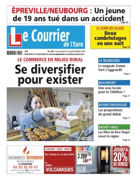 Le Courrier de l'Eure N°2146 du 13 février 2019 à télécharger sur iPad