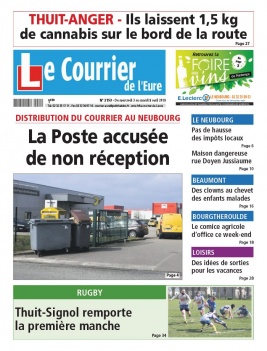 Le Courrier de l'Eure N°2153 du 03 avril 2019 à télécharger sur iPad