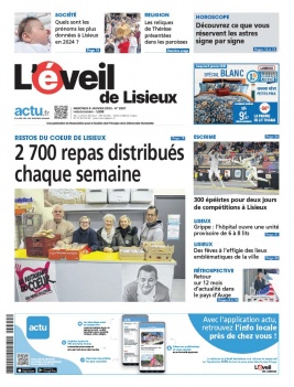 Lisez L'Éveil de Lisieux du 08 janvier 2025 sur ePresse.fr