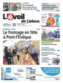 Lisez L'Éveil de Lisieux du 08 mai 2024 sur ePresse.fr