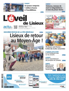 Lisez L'Éveil de Lisieux du 17 avril 2024 sur ePresse.fr