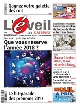 L'Éveil de Lisieux N°2458 du 10 janvier 2018 à télécharger sur iPad
