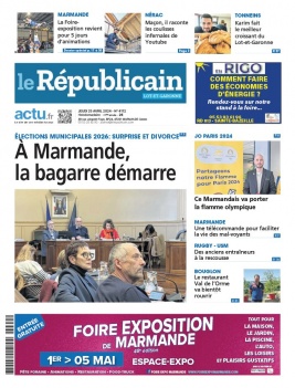 Lisez Le Républicain Lot et Garonne du 25 avril 2024 sur ePresse.fr