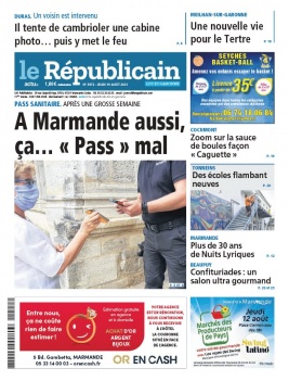 Le Républicain Lot et Garonne N°3972 du 19 août 2021 à télécharger sur iPad
