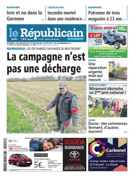 Le Républicain Lot et Garonne N°3951 du 25 mars 2021 à télécharger sur iPad
