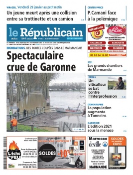 Le Républicain Lot et Garonne N°3944 du 04 février 2021 à télécharger sur iPad