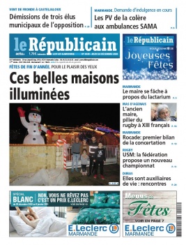 Le Républicain Lot et Garonne N°3938 du 24 décembre 2020 à télécharger sur iPad