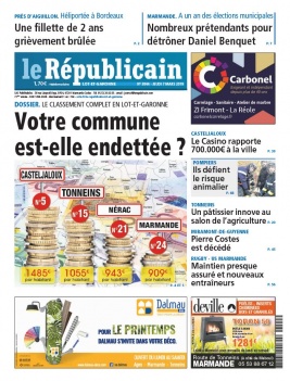 Le Républicain Lot et Garonne N°3844 du 07 mars 2019 à télécharger sur iPad
