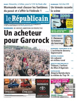 Le Républicain Lot et Garonne N°3802 du 17 mai 2018 à télécharger sur iPad