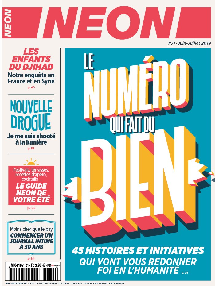 Néon 29 mai 2019 Abonnement à NEON Pas Cher avec le BOUQUET À LA CARTE ePresse.fr