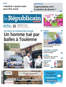 Le Républicain Sud Gironde N°4113 du 02 mai 2024 à télécharger sur iPad