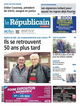 Lisez Le Républicain Sud Gironde du 25 avril 2024 sur ePresse.fr