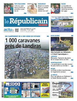 Lisez Le Républicain Sud Gironde du 21 septembre 2023 sur ePresse.fr