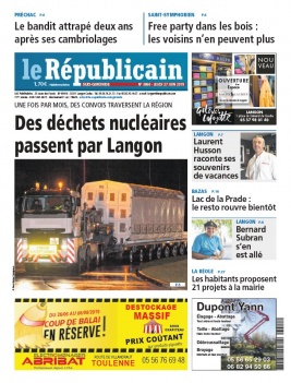 Le Républicain Sud Gironde N°3860 du 27 juin 2019 à télécharger sur iPad