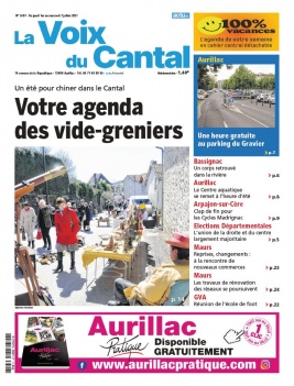 La Voix du Cantal N°3697 du 01 juillet 2021 à télécharger sur iPad