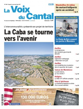 La Voix du Cantal N°3693 du 03 juin 2021 à télécharger sur iPad