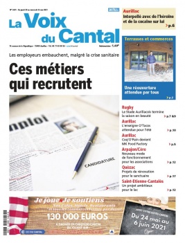 La Voix du Cantal N°3691 du 20 mai 2021 à télécharger sur iPad