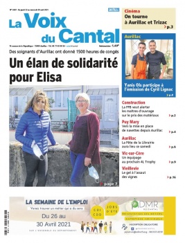 La Voix du Cantal N°3687 du 22 avril 2021 à télécharger sur iPad