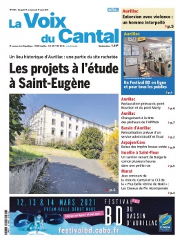 La Voix du Cantal N°3681 du 11 mars 2021 à télécharger sur iPad