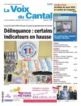 La Voix du Cantal N°3678 du 18 février 2021 à télécharger sur iPad