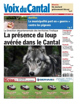 La Voix du Cantal N°3586 du 16 mai 2019 à télécharger sur iPad