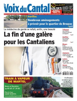 La Voix du Cantal N°3541 du 05 juillet 2018 à télécharger sur iPad