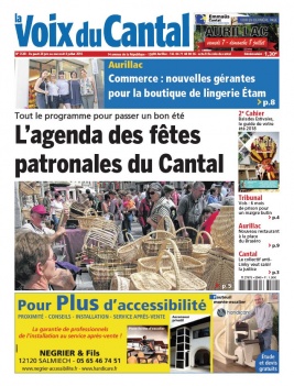 La Voix du Cantal N°3540 du 28 juin 2018 à télécharger sur iPad