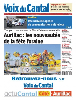 La Voix du Cantal N°3584 du 02 mai 2019 à télécharger sur iPad