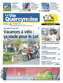 Lisez La Vie Quercynoise du 25 juillet 2024 sur ePresse.fr