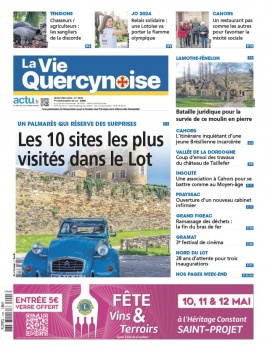 La Vie Quercynoise N°4095 du 09 mai 2024 à télécharger sur iPad