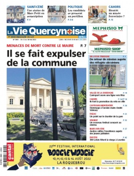 La Vie Quercynoise N°3991 du 12 mai 2022 à télécharger sur iPad