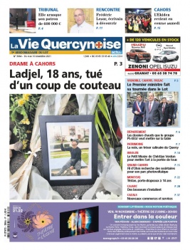 La Vie Quercynoise N°3964 du 04 novembre 2021 à télécharger sur iPad