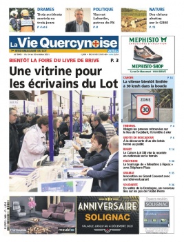 La Vie Quercynoise N°3961 du 14 octobre 2021 à télécharger sur iPad