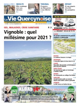 La Vie Quercynoise N°3958 du 23 septembre 2021 à télécharger sur iPad