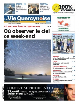 La Vie Quercynoise N°3951 du 05 août 2021 à télécharger sur iPad