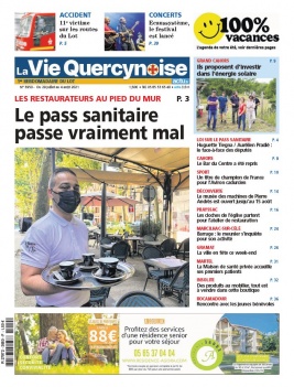 La Vie Quercynoise N°3950 du 29 juillet 2021 à télécharger sur iPad