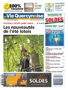 La Vie Quercynoise N°3947 du 08 juillet 2021 à télécharger sur iPad