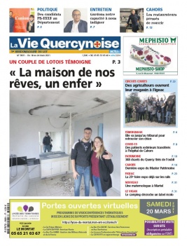 La Vie Quercynoise N°3931 du 18 mars 2021 à télécharger sur iPad