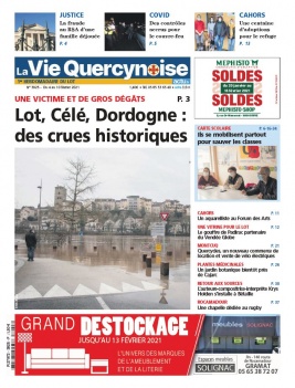 La Vie Quercynoise N°3925 du 04 février 2021 à télécharger sur iPad