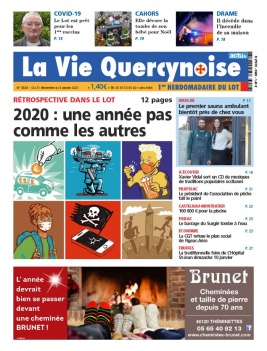 La Vie Quercynoise N°3920 du 31 décembre 2020 à télécharger sur iPad