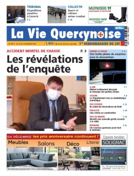 La Vie Quercynoise N°3917 du 10 décembre 2020 à télécharger sur iPad