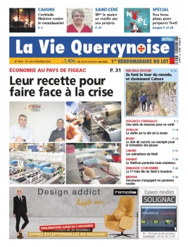 La Vie Quercynoise N°3916 du 03 décembre 2020 à télécharger sur iPad