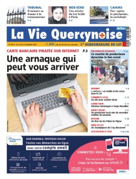 La Vie Quercynoise N°3914 du 19 novembre 2020 à télécharger sur iPad