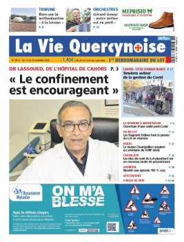 La Vie Quercynoise N°3913 du 12 novembre 2020 à télécharger sur iPad